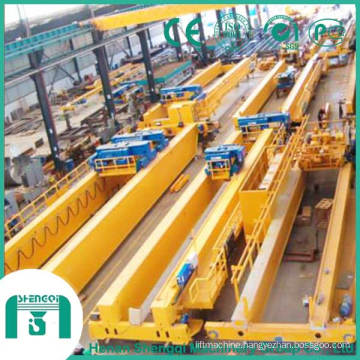 Heavy Duty Double Girder Bridge Crane with Open Winch